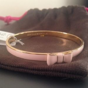 Kate Spade Pink Bow Bracelet Bangle NEW